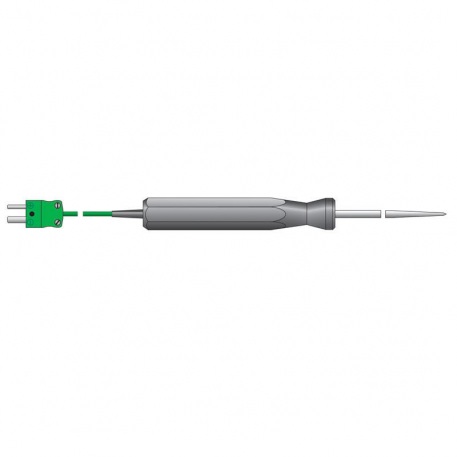 Penetration temperature probe for liquids & solids 300mm