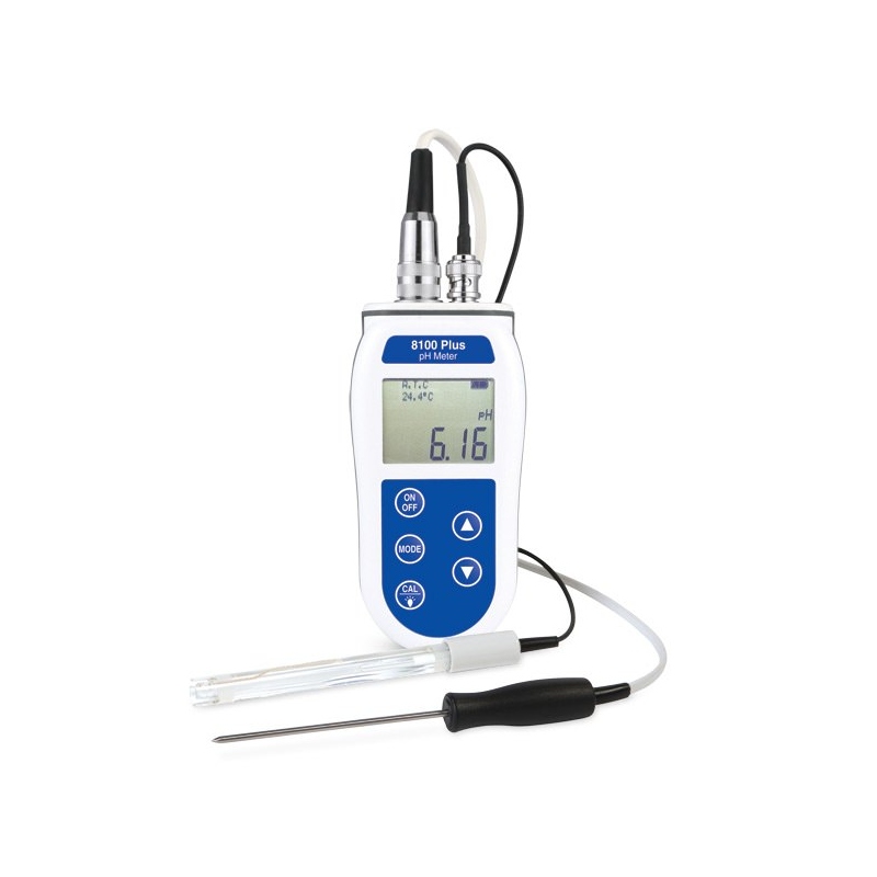8100 Plus pH temperature meter