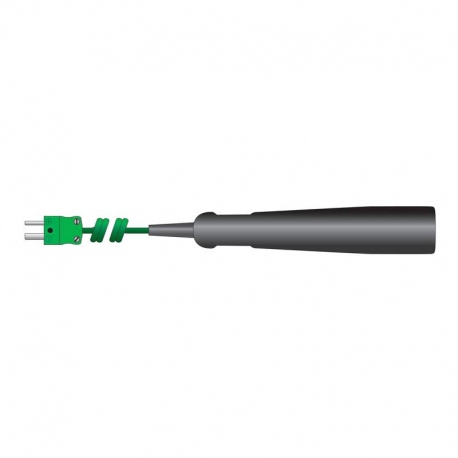 Interchangeable thermometer probe handle