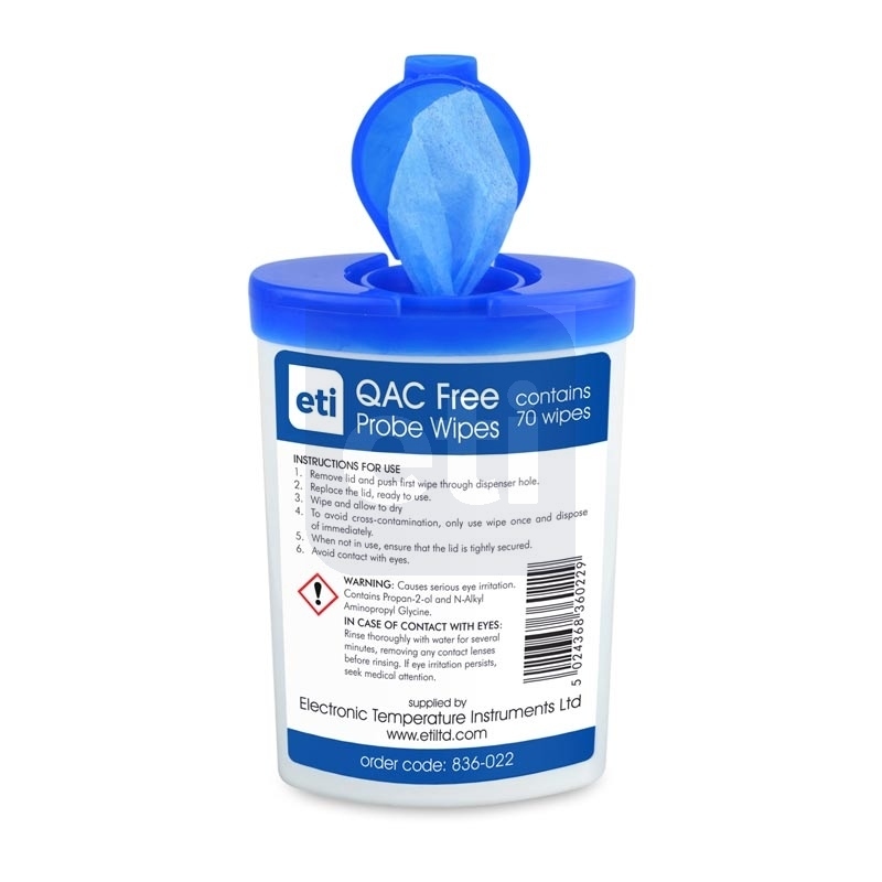 10 tubs of 70 mini probe wipes