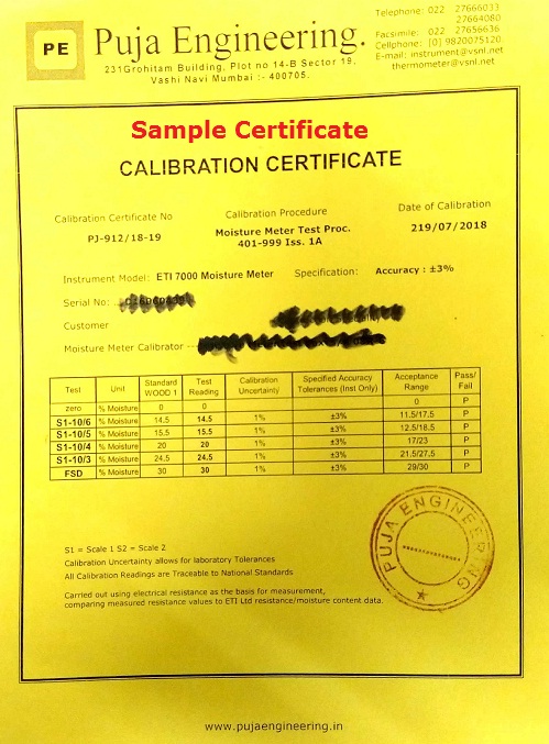 Testing For Moisture Meters