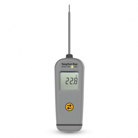 TempTest Blue Smart Thermometer with 360 degree rotating display