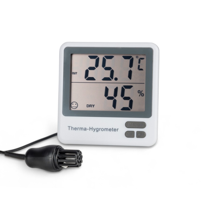 Therma-Hygrometer with internal & external temperature probe